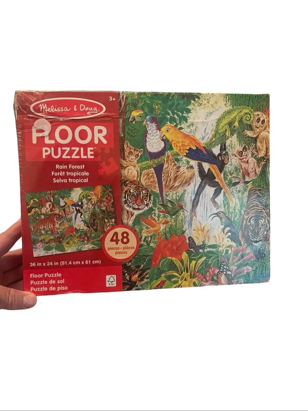 New Melissa & Doug 48 Pieces Rainforest Floor Puzzle